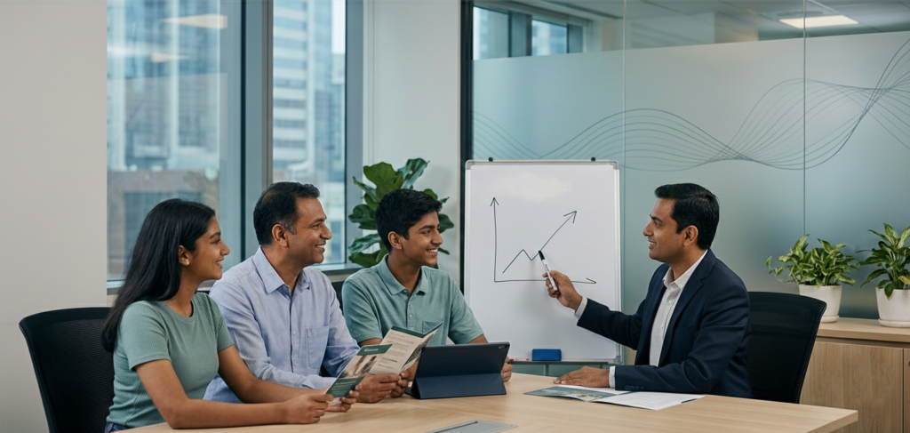 Long-term mutual fund investment guidance for individuals and families